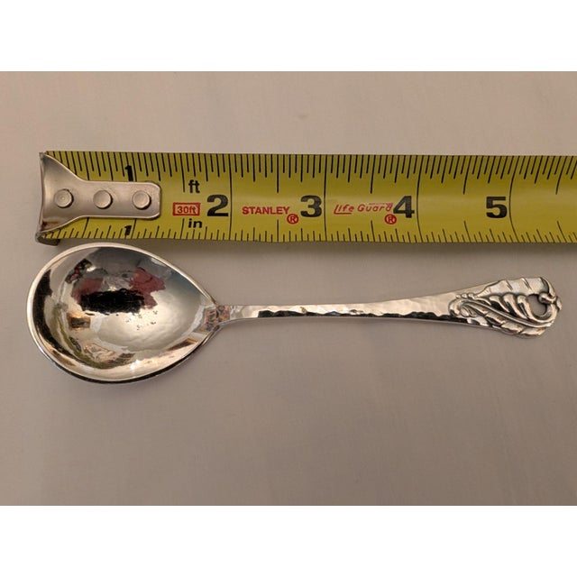 1918 Danish Sterling Silver Sugar Spoon For Sale - Image 13 of 15