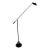 Robert Sonneman for Kovacs Feather Floor Lamp, Black For Sale