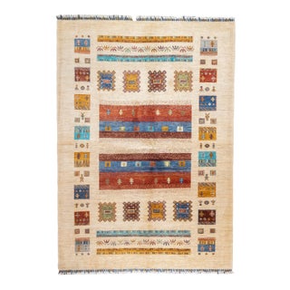 Contemporary Gabbeh Rug 5'8'' X 8'0" For Sale