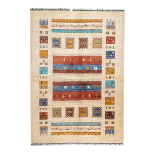 Contemporary Gabbeh Rug 5'8'' X 8'0"