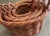 Burnt Umber Handwoven Circa 1980 Natural Willow Nesting Baskets - Set of 4 For Sale - Image 8 of 13