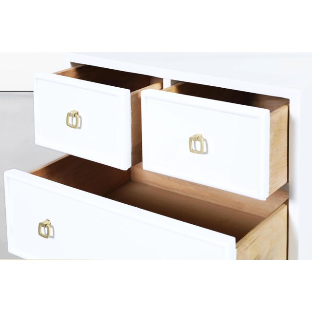 Mid-Century Asian Modern Lacquer Nightstands by American of Martinsville, 1950s For Sale - Image 11 of 13