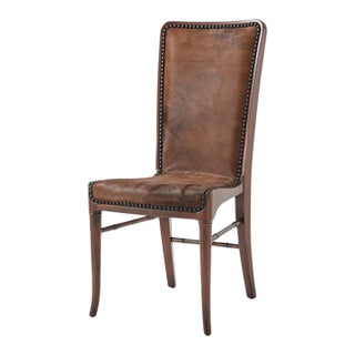 Hair on Hide Side Chair For Sale
