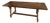 1950s Mid-Century Allied Arts Black Walnut Trestle Table (Signed by Artisan Marty Nelson) For Sale