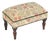 Morris Pimpernel Upholstered Stool For Sale
