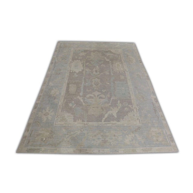 Oriental Hand Knotted Rug Turkish Oushak 9'10" x 13'11" For Sale In Houston - Image 6 of 7