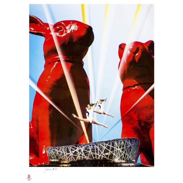 Hand signed photolithograph, 2008. This work is from the portfolio The Unique Collection for the Olympic Fine Arts 2008...