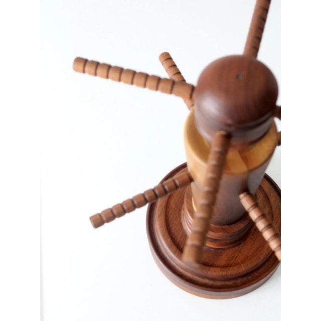 Antique Wood Display Stand For Sale - Image 10 of 12