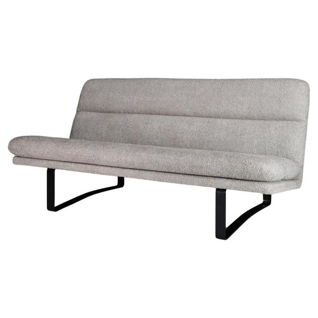 C684 Sofa in Bouclé Upholstery attributed to Kho Liang Ie for Artifort, the Netherlands, 1968 For Sale - Image 12 of 12