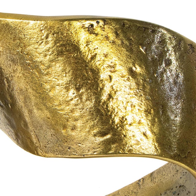 Regina Andrew Dex Aluminum Objet, Brass For Sale - Image 4 of 8