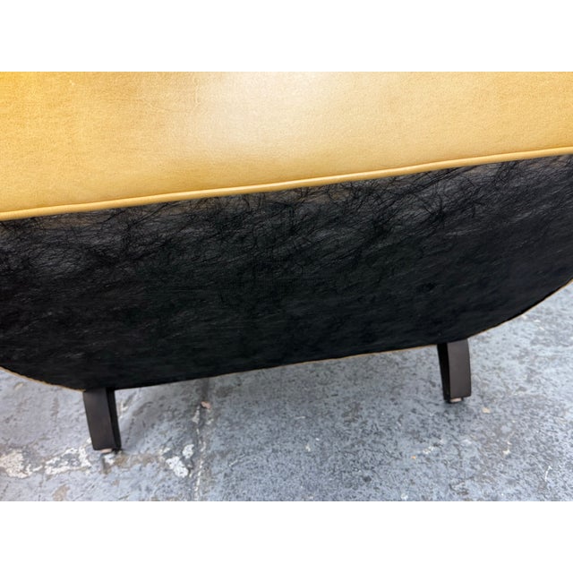 Lee Industries Leather Lounge Chairs, Pair For Sale - Image 11 of 12