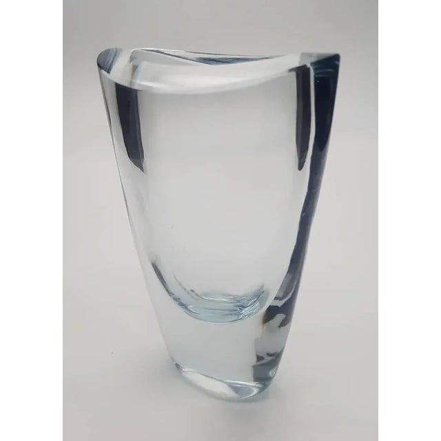 Strombergshyttan 1950s Strömbergshyttan Crystal Glass Bud Vase For Sale - Image 4 of 12
