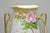 Art Nouveau Antique Nippon Hand Painted Porcelain Twin Handle Vase W /Flowers & Lake Scene For Sale - Image 3 of 15