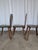 1970s Vintage Brutalist Wooden Dining Chairs, 1970s, Set of 6 For Sale - Image 5 of 18