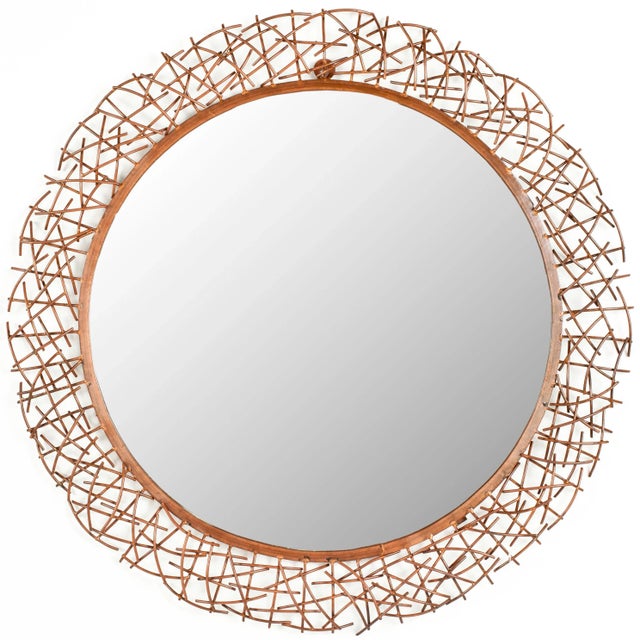 Ferguson Mirror, Burnt Copper For Sale - Image 4 of 4