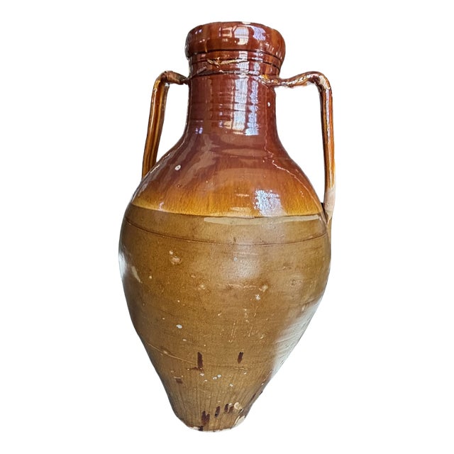 Antique Large Garden Capasone Apulian Jar, 1800 For Sale