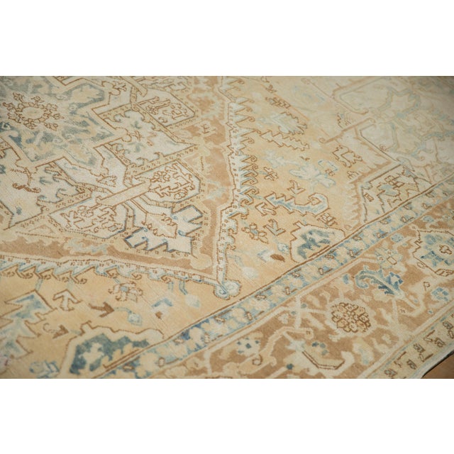 Vintage Distressed Heriz Carpet - 7'3" X 11' For Sale - Image 10 of 14