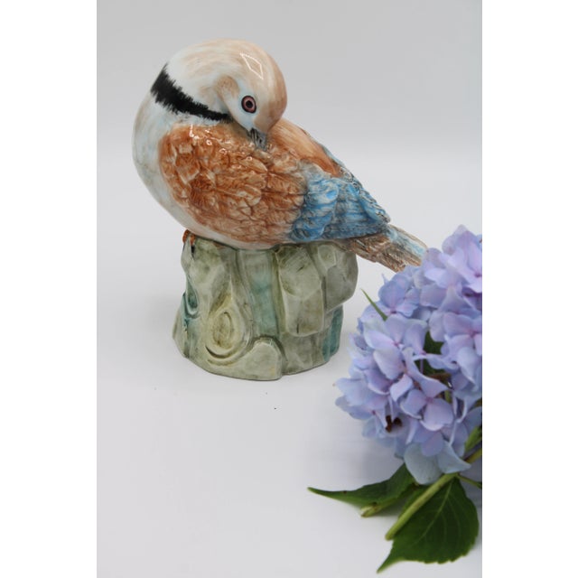 A lovely Vintage Italian pottery dove. Unique form and figure. Marked Italy on the underside.