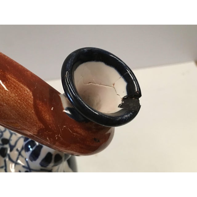 About 20th century Spanish glazed cruche or pitcher, Toledo, Spain The purpose of storing water in an earthenware pitcher...