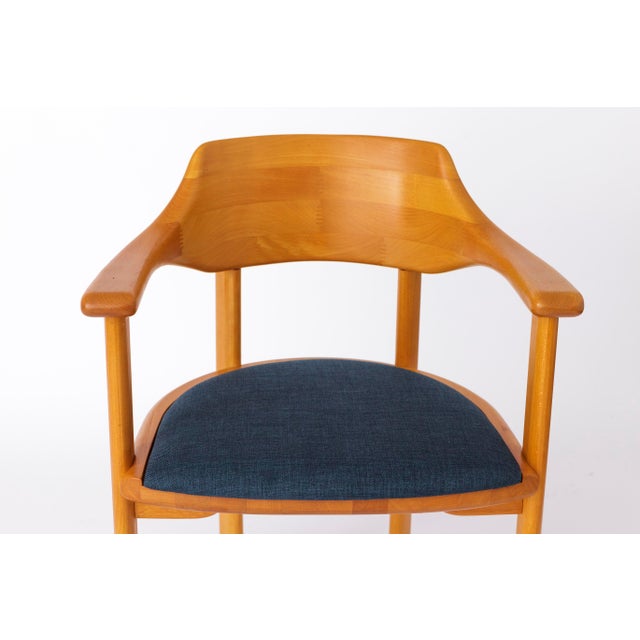 Beige Vintage Danish Armchairs from Ansager Møbler, 1960s, Set of 6 For Sale - Image 8 of 11