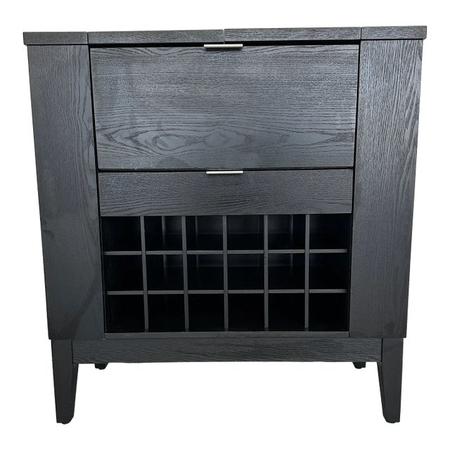 Crate & Barrel Parker Spirits Cabinet For Sale