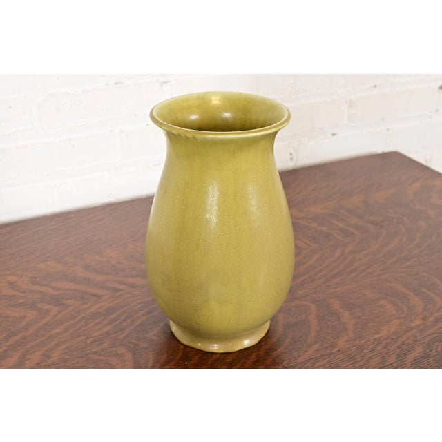 Rookwood Pottery Rookwood Pottery Arts & Crafts Glazed Ceramic Art Pottery Vase, 1925 For Sale - Image 4 of 13