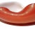 Vintage Murano Barbini Persimmon Orange White Gold Flecks Italian Art Glass Centerpiece Fruit Bowl For Sale In Orlando - Image 6 of 12
