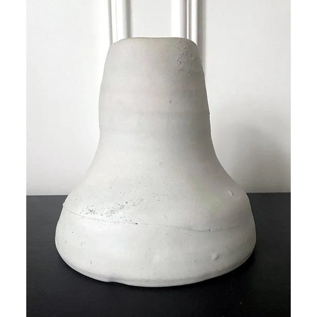 Late 20th Century Sculptural Ceramic Funnel Vase by Robert Turner For Sale - Image 5 of 13