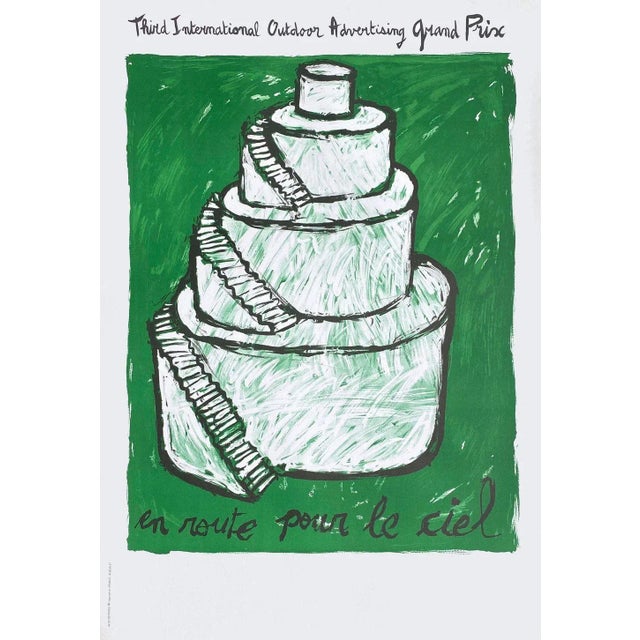 Alberto BALI TOWER OF BABEL - EN ROUTE POUR LE CIEL THIRD INTERNATIONAL OUTDOOR ADVERTISING GRAND PRIX 1978 original...