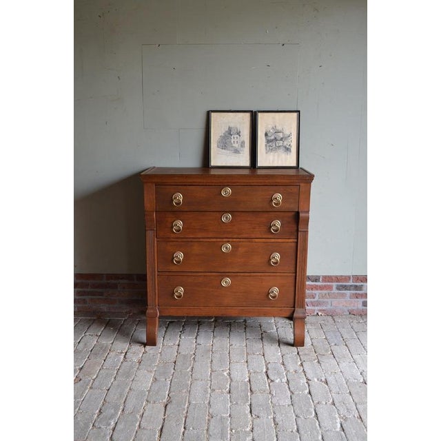 Antique Empire Oak Chest of Drawers For Sale - Image 10 of 10