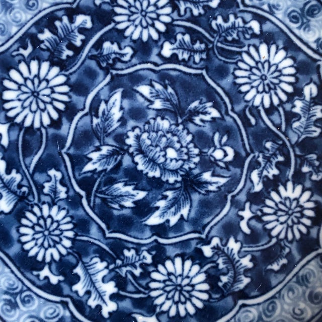 Vintage Japanese Decorative Porcelain Bowl For Sale - Image 10 of 11