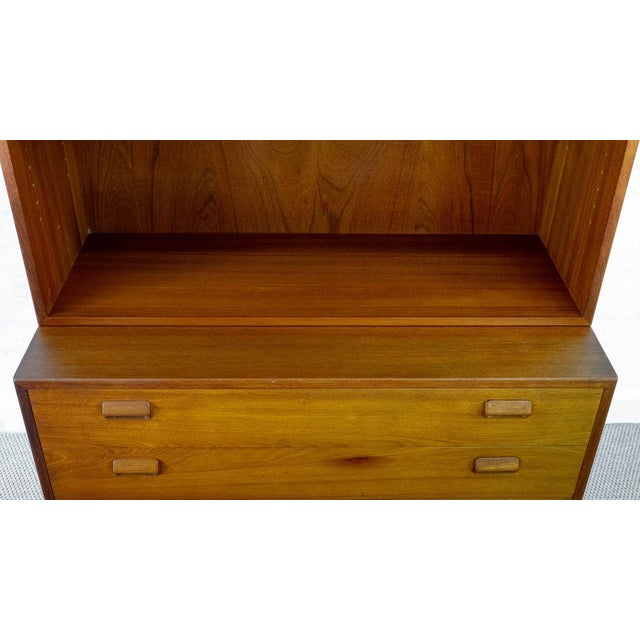 Wood Teak Cabinets by Børge Mogensen for Søborg Møbelfabrik, 1950s, Set of 2 For Sale - Image 7 of 18