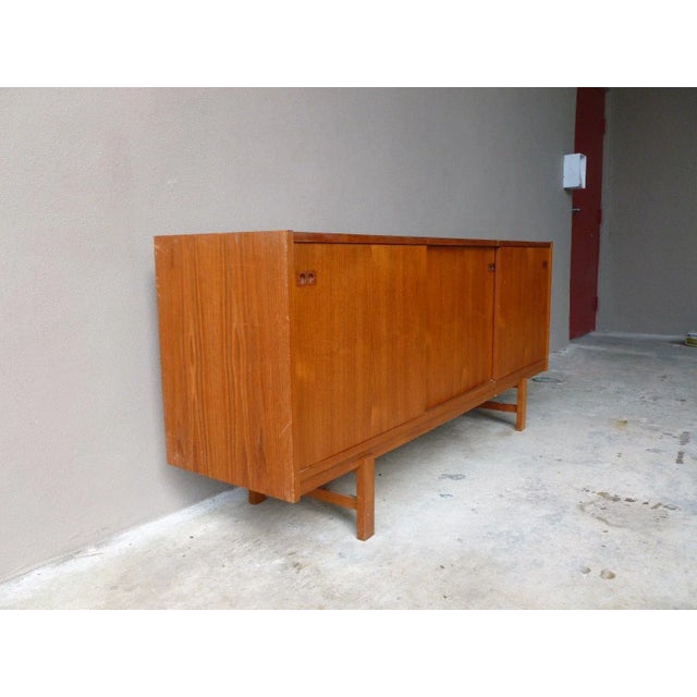 1950s 1950s Mid Century Modern Danish Koford Larsen Teak & Rosewood Credenza For Sale - Image 5 of 13