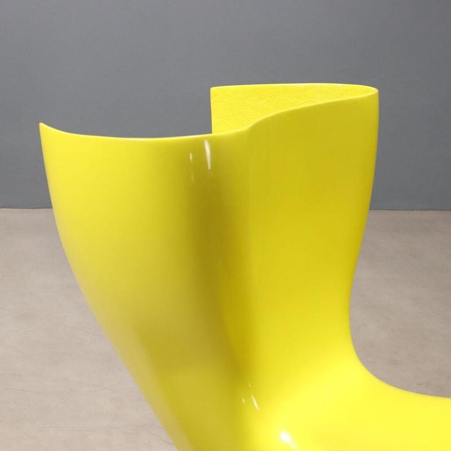 Vintage Cappellini Felt Chair by Marc Newson, Italy, 1990s For Sale - Image 5 of 10