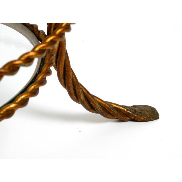 Large Italian Regency Side Table in Gold Plated Metal by Li Puma Firenze, 1960s For Sale - Image 18 of 18