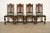 Berkey & Gay Antique English Jacobean Carved Walnut Dining Chairs, Set of Four For Sale - Image 15 of 15