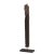 Art Deco 1950s Corbel 44” Tall Hand Carved Wooden Sculpture on Metal Display Stand | Rustic Farmhouse Architectural Salvage Floor Decor Piece For Sale - Image 3 of 4