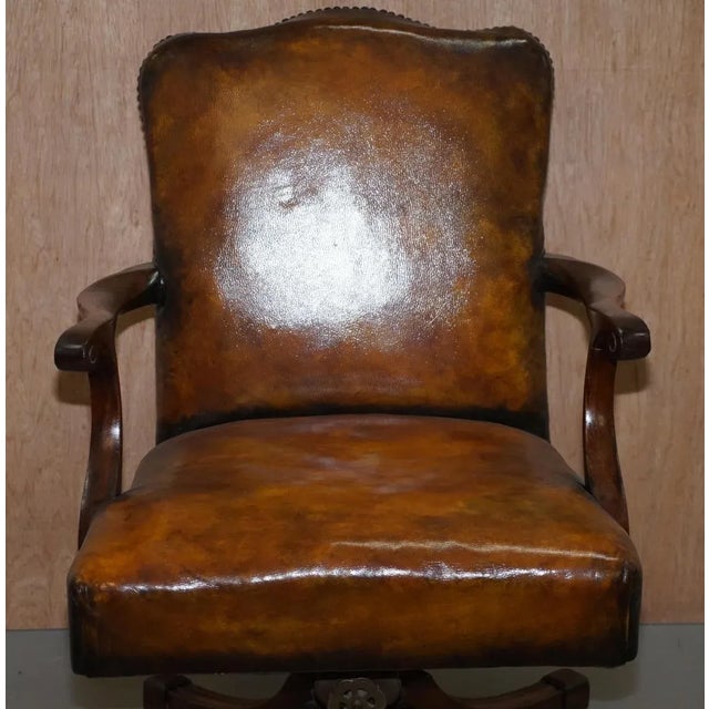 Captain's Chair from Maple & Co., 1880s For Sale - Image 4 of 18