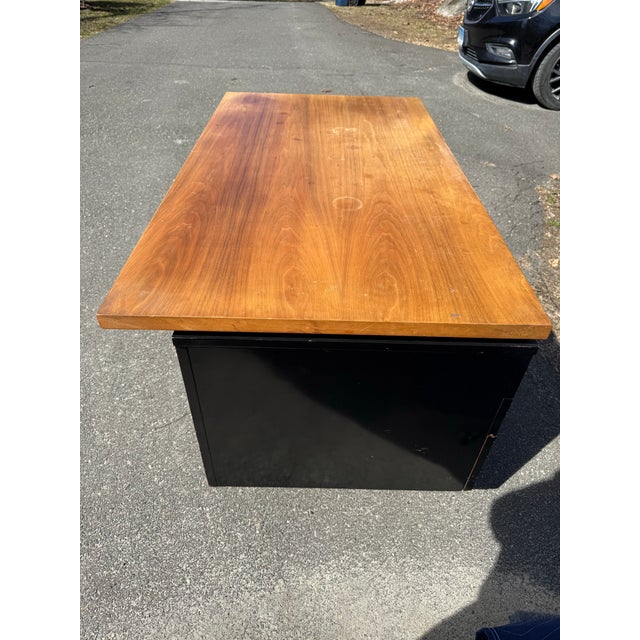 Mid-Century Modern 1950s George Nelson for Herman Miller MCM Executive Desk For Sale - Image 3 of 4