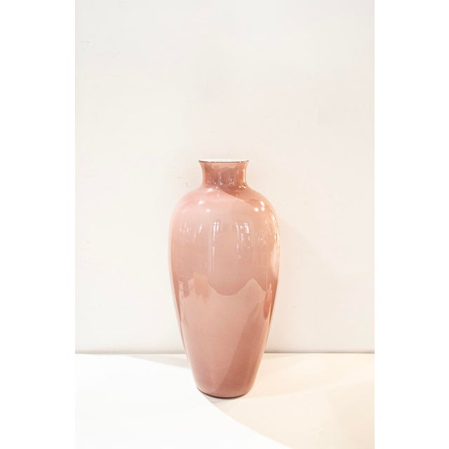 Venini Vintage Murano Glass Vase by Paolo Venini, 1990 For Sale - Image 4 of 4