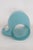 West Virginia Glass Company Turquoise Blendo Pitcher With Gold Accent 4911b For Sale - Image 14 of 17