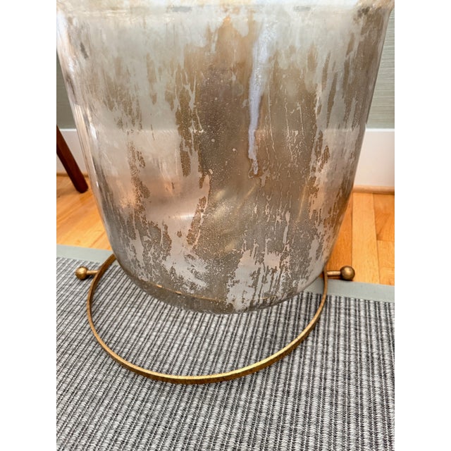 Visual Comfort Chapman & Myers Lorford Large Smoke Bell Lantern; 2 Available For Sale - Image 10 of 13