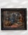 Traditional Mid 20th Century Belgium Black Wood Painting For Sale - Image 3 of 15