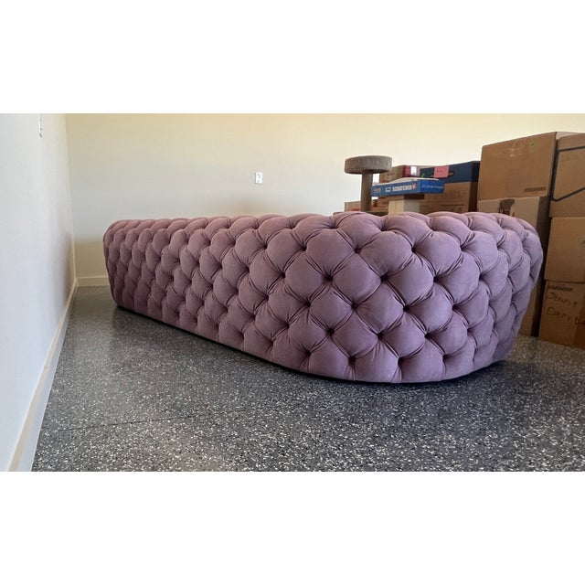 Baxter Chesterfield like sofa , “Chester Moon” Hand made in Italy. Design by Paola Navone. Upholstery in Nubuck Leather....