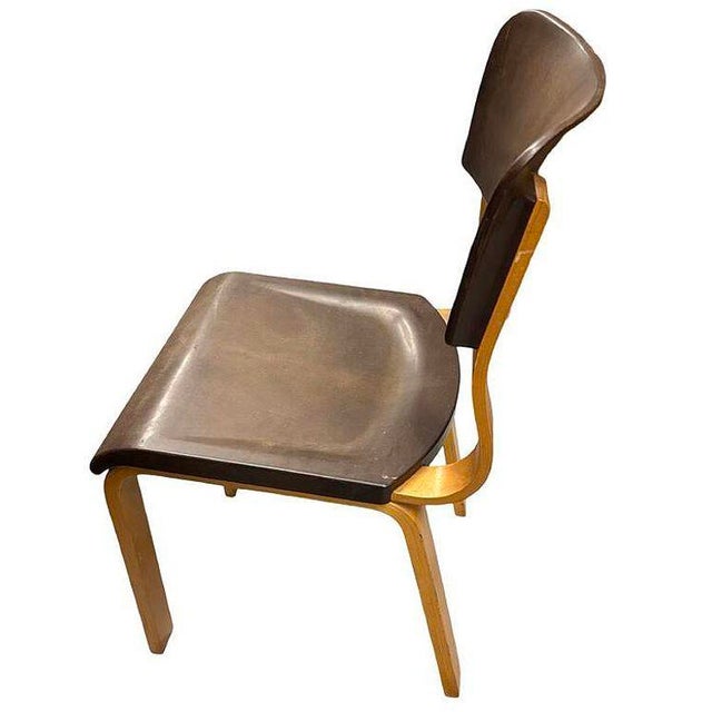 1930s 1930s Art Deco Thonet Bentwood Dining Chair With Bakelite Seat For Sale - Image 5 of 10