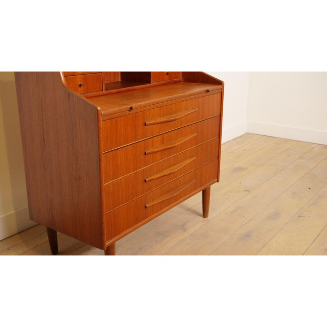 Vintage Secretaire in Teak, 1960s For Sale - Image 6 of 13