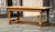 Oak Farmhouse Dining Table with Turned Stretchers, 1925 For Sale - Image 16 of 18