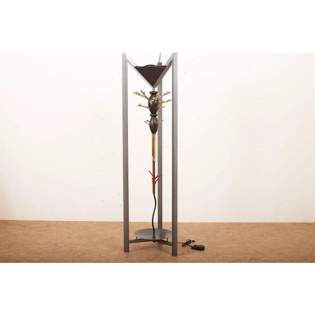 Light Tree in Black Painted Sheet Metal by Bořek Šípek for Vitra, 1988 For Sale - Image 9 of 9