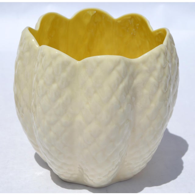 Set of 2 Early 20th Century Belleek Pottery Tan Embossed Fine Bone China Porcelain For Sale In Miami - Image 6 of 14