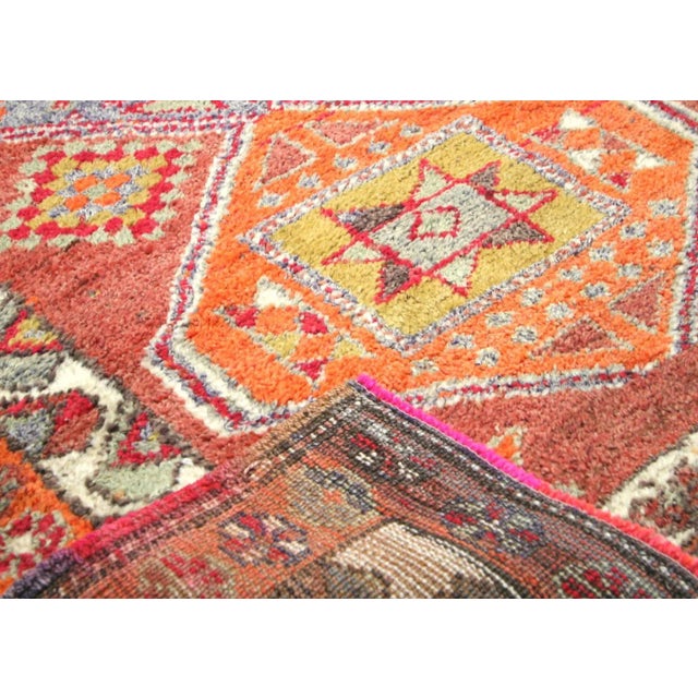 1960s Turkish Oushak Runner For Sale - Image 4 of 7